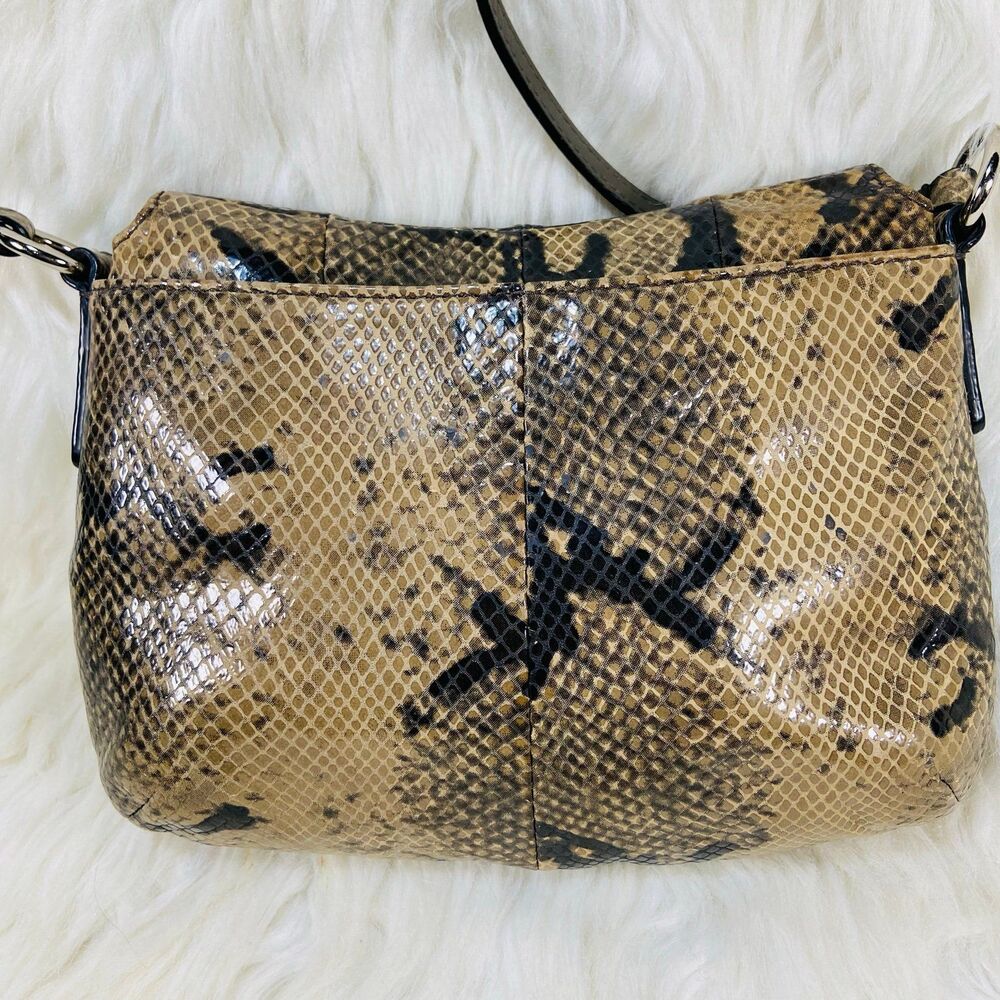 Coach Soho python embossed leather mini crossbody… - image 3